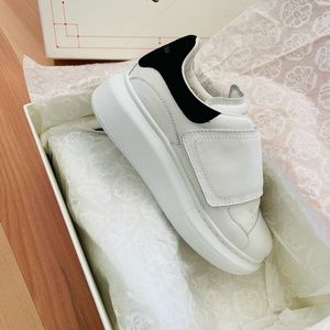 Alexander McQueen Kids leather/rubber Molly sneakers